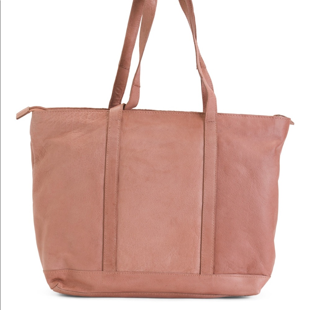 Latico cali leather tote pink